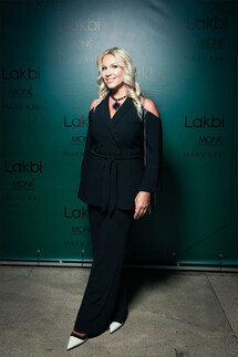 Екатерина Одинцова на показе Lakbi Fall 2019 Ready-to-Wear